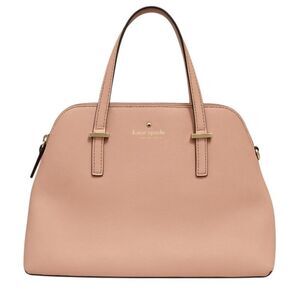 Kate Spade Cedar Street Maise Pink Satchel Dual Strap Zip Top Gold Hardware Logo